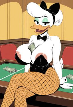 daisy_duck, accessory, anatid, anseriform, anthro
