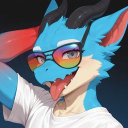 nax, anthro, black_background, black_claws, black_horn