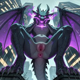 4_toes, anthro, anus, breath_powers, building