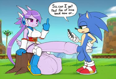 sash_lilac, sonic_the_hedgehog, annoyed, anthro, aquatic