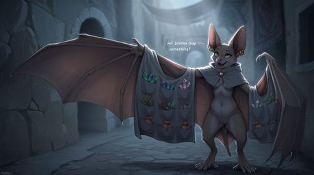 alley, anthro, backlighting, bat, bat_ears