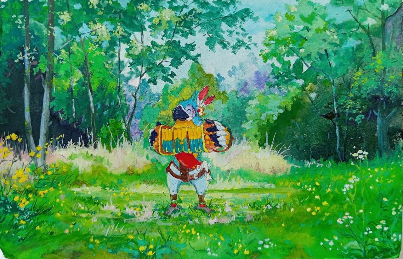 kass_(tloz), breath_of_the_wild, ghibli, nintendo, the_legend_of_zelda