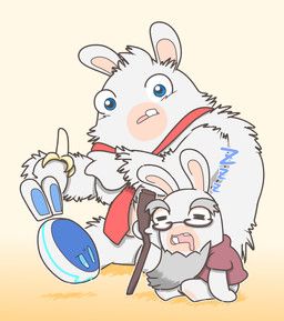 beep-0, rabbid_cranky, rabbid_kong, donkey_kong_(series), mario_bros