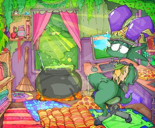 roksim, amphibian, anthro, book, carpet