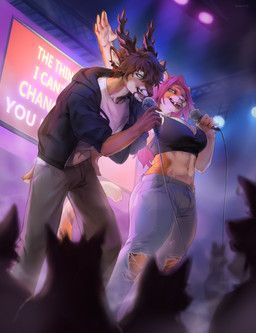 hudojishe, 2026, anthro, antlers, biped