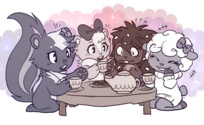 flaky_(htf), giggles_(htf), lammy_(htf), petunia_(htf), happy_tree_friends