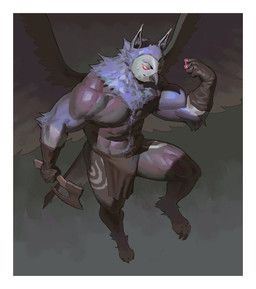 kingarthur_i, abs, anthro, arm_tuft, avian
