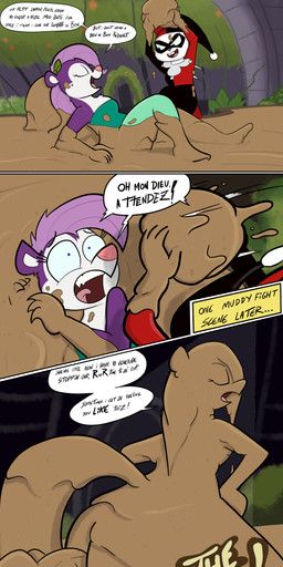 babs_bunny, fifi_la_fume, harley_quinn, poison_ivy_(dc_comics), batman_(series)