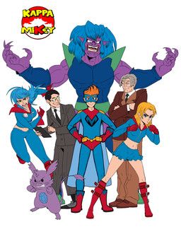 gonard_(kappa_mikey), guano_(kappa_mikey), lily_(kappa_mikey), mikey_simon, mitsuki_(kappa_mikey)