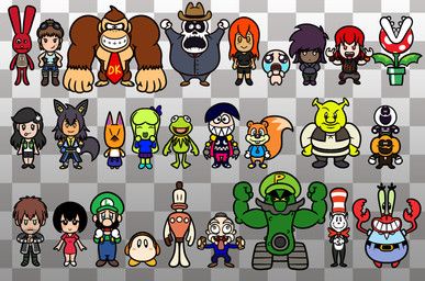 aidan_(crispytoastyt), andy_globesway, cat_in_the_hat, chompello_(good_star), conker