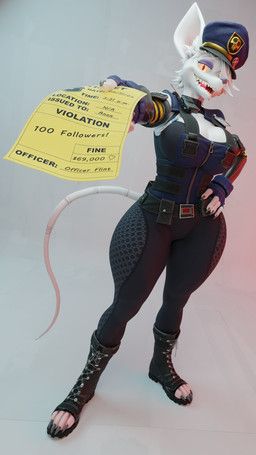 officer_flint_(foresttherotten), warfare_flint, vllrukkin, anthro, breasts