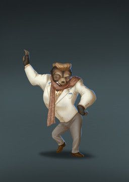 honey_heist, michele_marchionne, 4_fingers, anthro, arms_bent