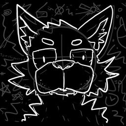 blavoid, touchworse, anthro, black_background, black_body