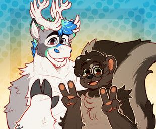 wix_(skunkwix), crownedvictory, 2026, anthro, antlers