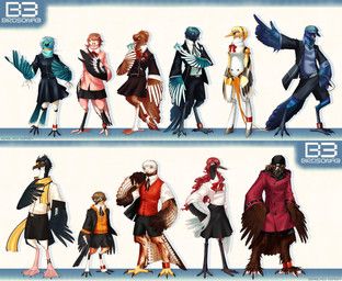 aigis_(persona), akihiko_sanada, fuuka_yamagishi, junpei_iori, ken_amada