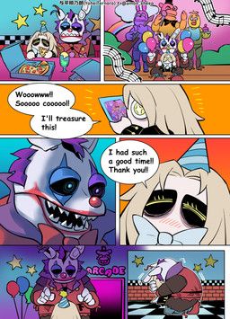 alucard_(castlevania), bonnie_(fnaf), chica_(fnaf), clown_springtrap_(fnaf), freddy_(fnaf)