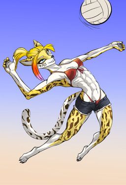 hella_faith, smurferoka, abs, anthro, athletic