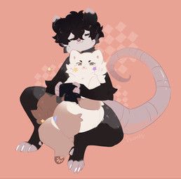 shiones, american_opossum, anthro, black_eyebrows, brown_eyes