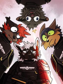 butch_(butchbatches26), cannon_(latecannon101), miguel_(mexican_cat), vat_(vat1can_o9o), helldivers