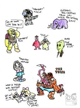 dexter_(dexter's_laboratory), helga_pataki, nermal_(garfield), the_thing_(marvel), blizzard_entertainment