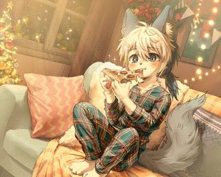christmas, angrygentoo, 4_fingers, 4_toes, anthro
