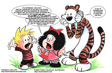 calvin_(calvin_and_hobbes), hobbes, mafalda_(mafalda), calvin_and_hobbes, mafalda_(quino)
