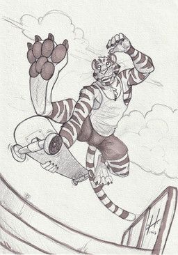 hufnaar_(character), hufnaar, action_pose, anthro, bottomwear