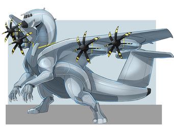 swampjaws, aircraft, ambiguous_gender, claws, grey_body