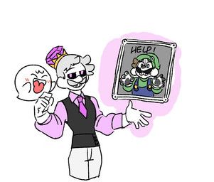 king_boo, luigi, luigi's_mansion, mario_bros, nintendo