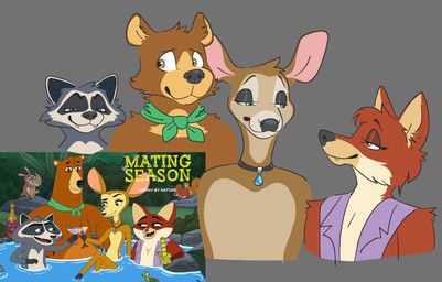 fawn_(mating_season), josh_(mating_season), penelope_(mating_season), ray_(mating_season), mating_season_(series)