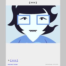 june_egbert, homestuck, ms_paint_adventures, ashleyorange, black_hair