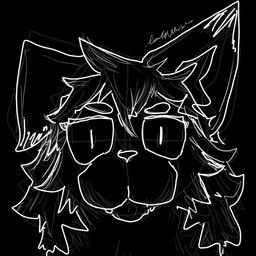 voida, touchworse, anthro, black_background, black_body