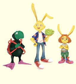 lucy_(don't_eat_the_neighbours), rabbit_(don't_eat_the_neighbours), terrapin_(don't_eat_the_neighbours), don't_eat_the_neighbours, jazzkolart