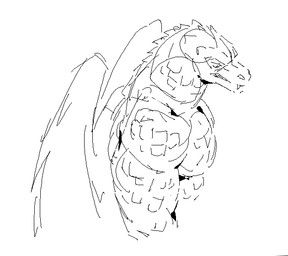 tyrak_(kingarthur_i), kingarthur_i, anthro, back_wings, biceps