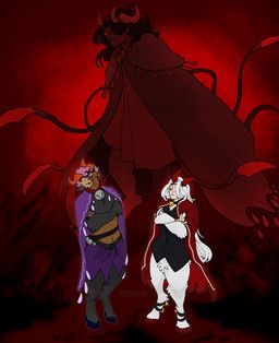 muzan_kibutsuji, sukuna_(jujutsu_kaisen), cult_of_the_lamb, demon_slayer, jujutsu_kaisen
