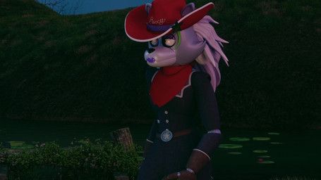 deadeye_roxanne, roxanne_wolf, five_nights_at_freddy's, five_nights_at_freddy's:_secret_of_the_mimic, five_nights_at_freddy's:_security_breach