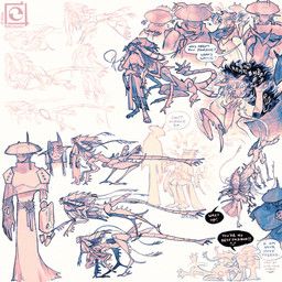 fan_character, corru.observer, m0r1bund, 6_limbs, alien