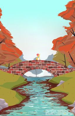 vansifoxarts, anthro, autumn, brick, brick_wall