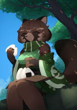 kamukamu6392, 4_fingers, anthro, armwear, biped