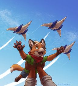 fox_mccloud, james_mccloud, nintendo, star_fox, racecarart