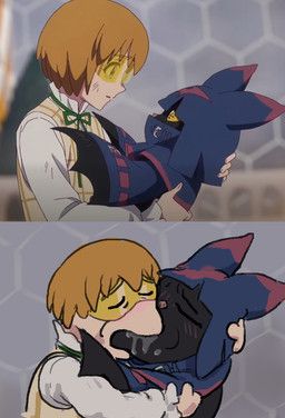 makoto_kuonji, bandai_namco, digimon, digimon_beatbreak, yoshi_and_toad_kissing