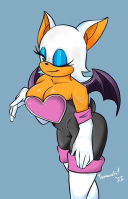 rouge_the_bat, sega, sonic_the_hedgehog_(series), tomaruchi, 5_fingers