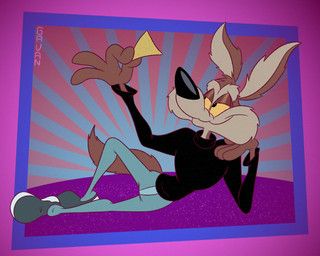 wile_e._coyote, looney_tunes, warner_brothers, gavanzude, abstract_background
