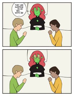 elphaba_(bonnymama7), bonnymama7, ambiguous_gender, bed, bed_covers