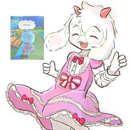 ralsei, deltarune, tomodachi_life, undertale_(series), do_enoki_0127