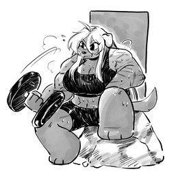 miel_gallerte_(anaugi), hachimitsu:_blade_for_hire, anaugi, anthro, arm_scar