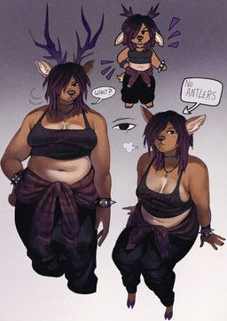 shiloh_the_deer_(wolfertinger), wolfertinger, 5_fingers, :<, alternative_fashion
