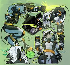 thetis_(bonjolasermaster), lacandyf, android, anthro, arm_cannon