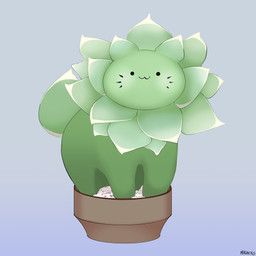 magnetus, :3, ambiguous_gender, cactus, cactus_cat
