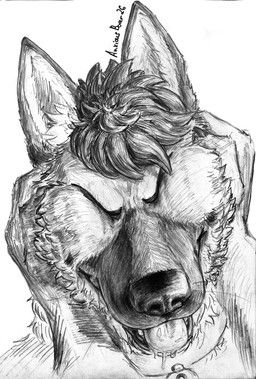 anxiousboar, anthro, bodily_fluids, canid, canine
